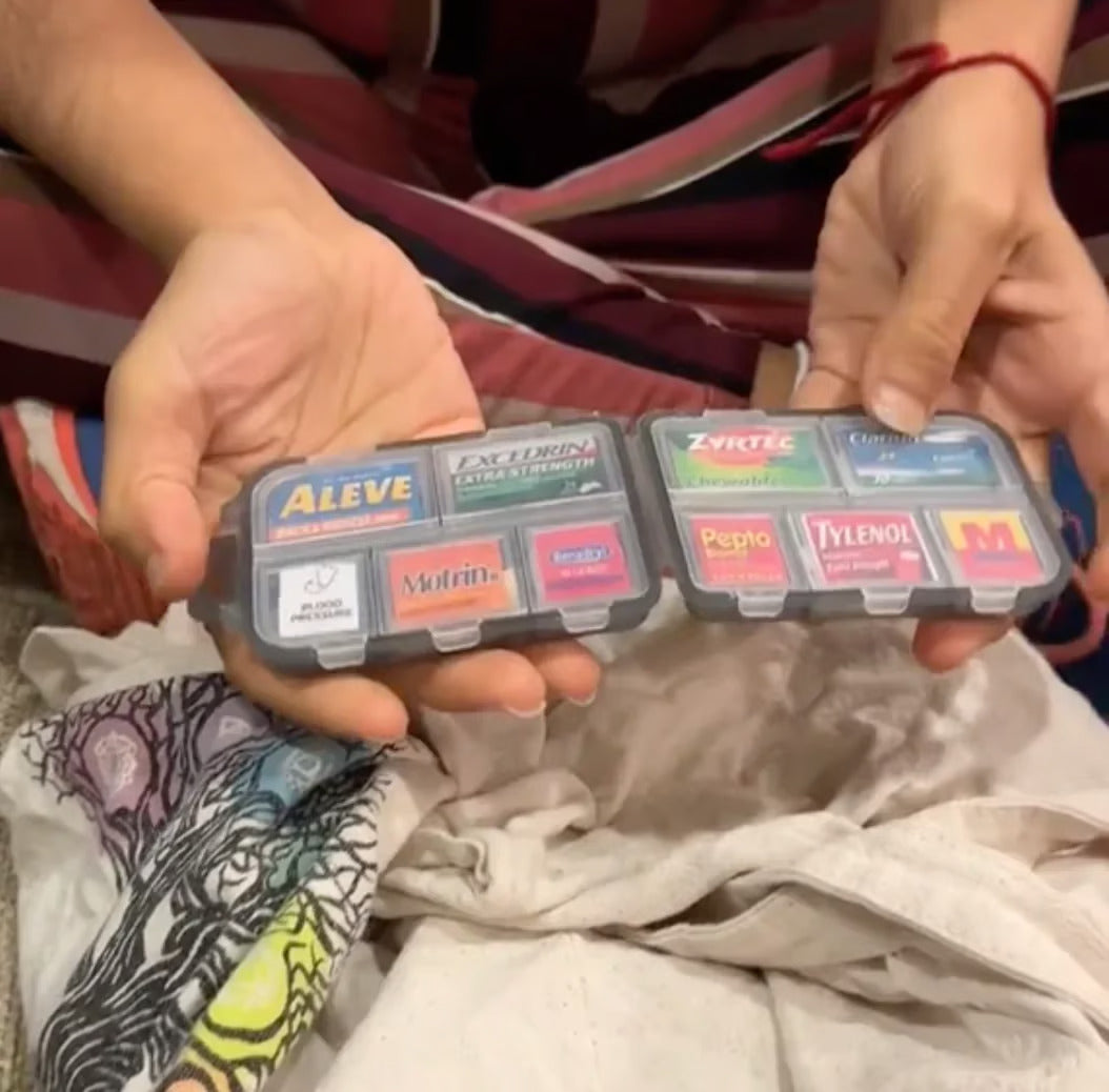 Pill Organizer - Dustproof & Moisture-Proof Recommended by Doctors