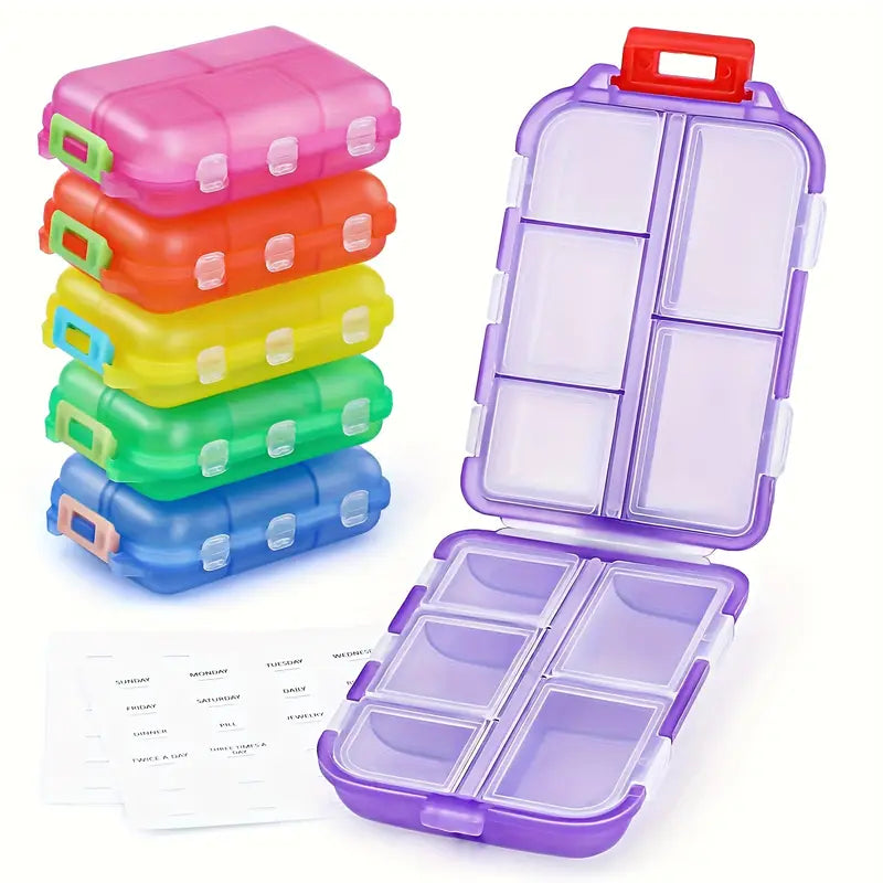 Pill Organizer - Dustproof & Moisture-Proof Recommended by Doctors